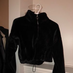 Very soft turtleneck hoodie